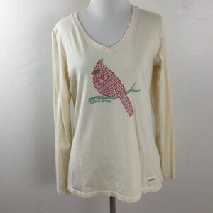 Life is Good Bird Long Sleeve Tshirt s